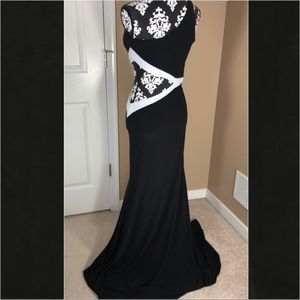 La Femme One Shoulder Gown